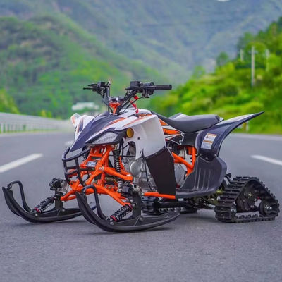 125cc Motore di motore ATV Snowmobile Sledge Snow Bike con avvio elettrico e ruote / pista