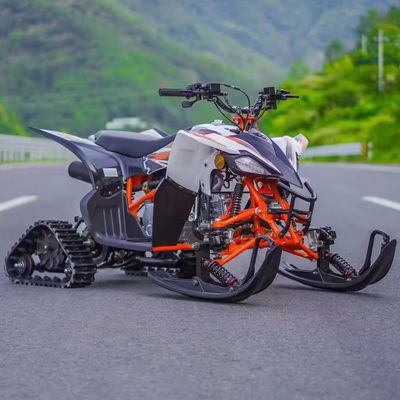 125cc Motore di motore ATV Snowmobile Sledge Snow Bike con avvio elettrico e ruote / pista
