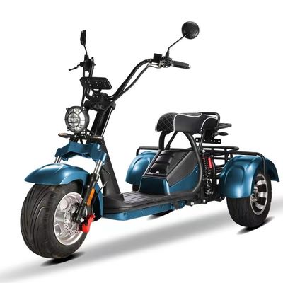 Scooter elettrico Citycoco Unisex 2000w con 3 ruote e 60-80 km di autonomia per carica