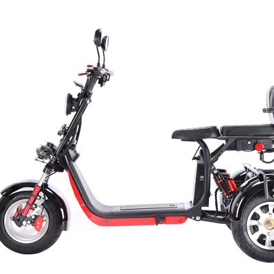 Citycoco 3 ruote scooter elettrico 3000w 2000 Watt Citycoco due posti a sedere Wide Wheel Road