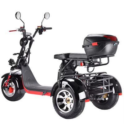 Citycoco 3 ruote scooter elettrico 3000w 2000 Watt Citycoco due posti a sedere Wide Wheel Road