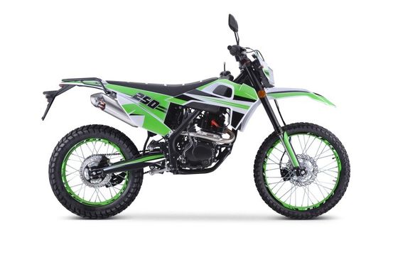 Motocross dirt bike a 250cc con partenza elettrica e colori personalizzati