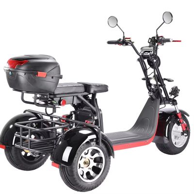 Citycoco 3 ruote scooter elettrico 3000w 2000 Watt Citycoco due posti a sedere Wide Wheel Road
