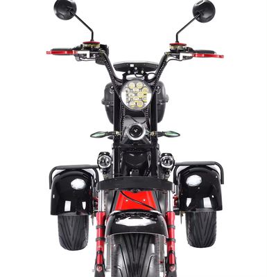 Citycoco 3 ruote scooter elettrico 3000w 2000 Watt Citycoco due posti a sedere Wide Wheel Road