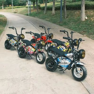 Motocicletta per bambini 250W Motocicletta elettrica con ruote di allenamento e colori personalizzati