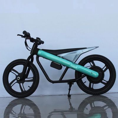 Bicicletta elettrica da 16 pollici per bambini con telaio in acciaio e materiale di cerchiera in titanio