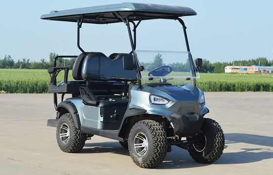Carro da golf elettrico a 4 posti con certificazione CE e spazio libero minimo di 150-200 mm