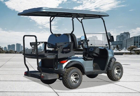 Carro da golf elettrico a 4 posti con certificazione CE e spazio libero minimo di 150-200 mm
