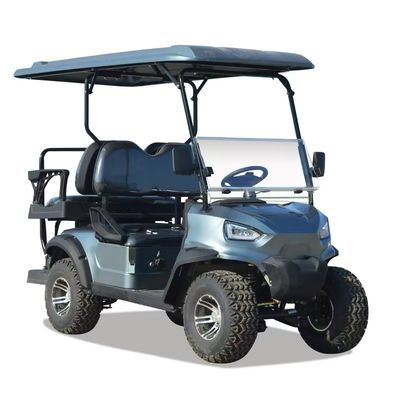 Carro da golf elettrico a 4 posti con certificazione CE e spazio libero minimo di 150-200 mm