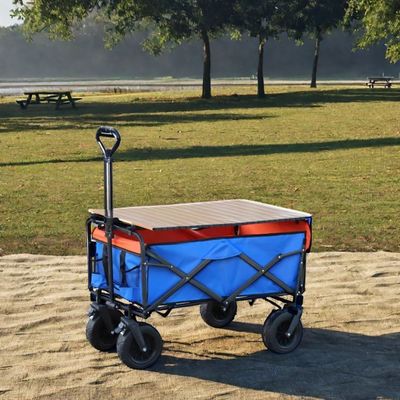 Aotong Motor Garden Wagon Canvas Pieghevole per quattro ruote Pieghevole Go Kart in industriale
