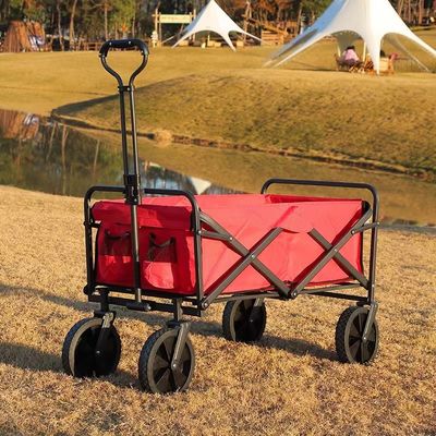 Camionetto da campeggio pieghevole all'aperto con pneumatici larghi 10 cm e telaio leggero