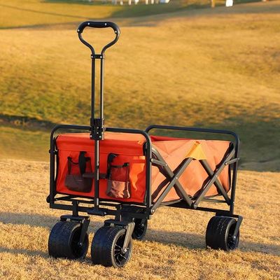 Camionetto da campeggio pieghevole all'aperto con pneumatici larghi 10 cm e telaio leggero