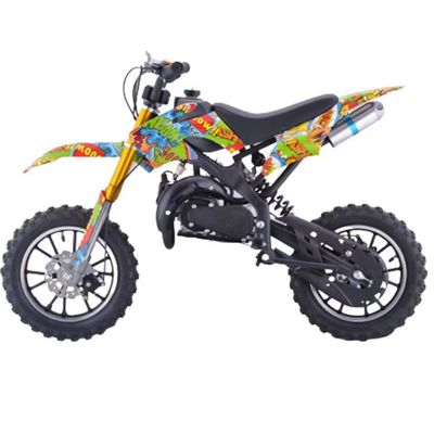 Prezzi accessibili 49CC 50CC Dirt Bike Displacement Meno di 50CC e colori personalizzabili