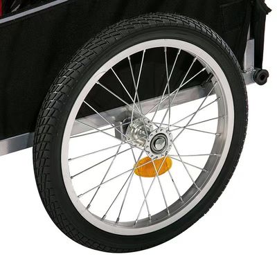40 KGS Max Payload Dog Buggy Jogger Bicicletta rimorchio pieghevole e conveniente telaio in acciaio