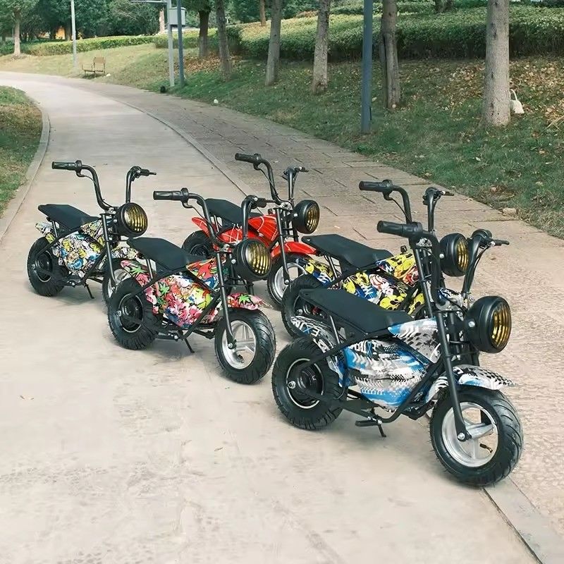 Motocicletta per bambini 250W Motocicletta elettrica con ruote di allenamento e colori personalizzati