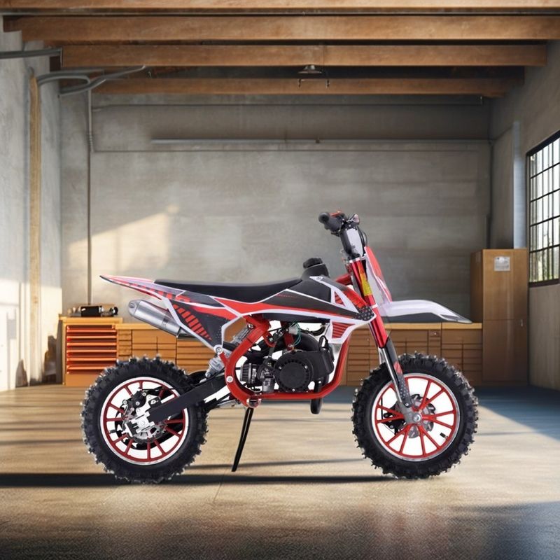 Max. velocità 40 60km/h 49cc Mini Dirt Bike Off Road Motocicletta Motocross Colori personalizzabili