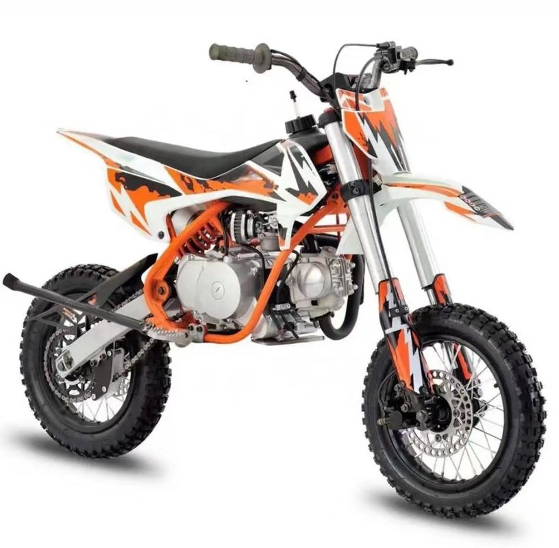 110cc Motore Moto per adolescenti Dirtbike 125cc Off Road Motociclette Max. velocità 61 80km/h