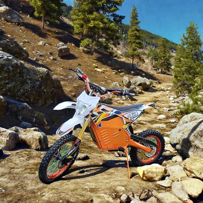 Aotong Motor Racing Moto Dirt Bike 2000w 60v Teen Electric Motorbike Colori personalizzati