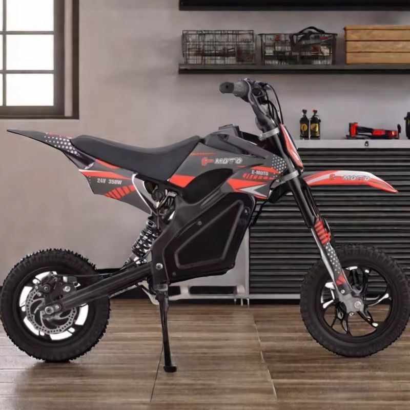 Freno a disco meccanico anteriore e posteriore Aotong Motor Mini 24v 350w Electric Dirt Bikes