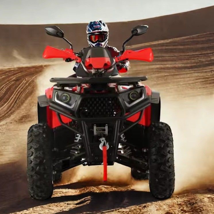 200cc ATV a benzina Quad Bikes Long Range 4 Wheel Motorcycle con passo tra le ruote 600-1000mm