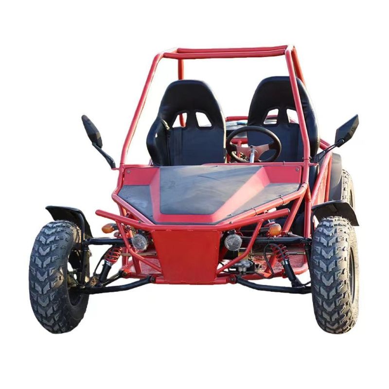 Go Kart per adulti con motore da 200cc, coppia massima ≤ 20Nm e paraurti di sicurezza